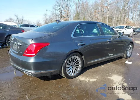2017 Genesis G90 3.3T Premium z USA, uszkodzony, nr VIN KMHG34JA3HU033627